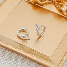 Khuyên tai nữ Stone Butterfly Earrings Silver 3294SV