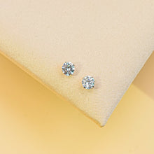 Khuyên tai nữ LAMY kim cương Moissanite 0,5 Carat Solitaire Stud DE039
