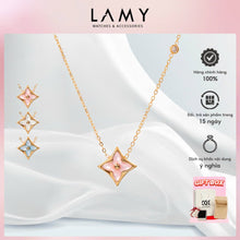 Dây chuyền LAMY Four Leaves Necklace Silver CDE6450WH