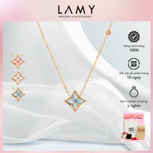 Dây chuyền LAMY Four Leaves Necklace Silver CDE6450WH