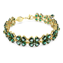 Vòng tay nữ LAMY Idyllia Multiple Clover Green Bracelet 2096