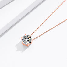 Dây chuyền kim cương Moissanite LAMY Minimalist Round 6.5 ly CDEDN036WH - Hàng chính hãng đã kiểm định