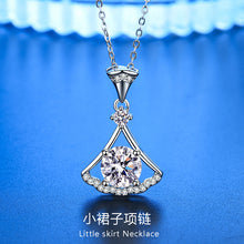 Dây chuyền kim cương Moissanite LAMY Oriental Fan 6.5 ly CDEDN046WH - Hàng chính hãng đã kiểm định