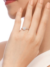 Nhẫn kim cương Moissanite LAMY Sweet Heart 4.5 ly kiểm định GRA CDEDR039 - Hàng chính hãng đã kiểm định