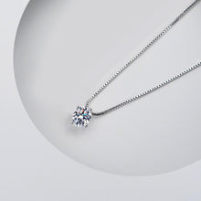 Dây chuyền kim cương Moissanite LAMY Minimalist Round 6.5 ly CDEDN036WH - Hàng chính hãng đã kiểm định