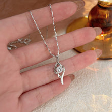 Dây chuyền kim cương Moissanite LAMY Graceful Curve 5.0 ly CDEDN043WH - Hàng chính hãng đã kiểm định