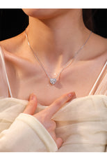 Dây chuyền kim cương Moissanite LAMY Trái tim pavé đá chủ 6.0 ly CDEDN029WH - Hàng chính hãng đã kiểm định