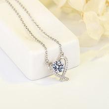Dây chuyền kim cương Moissanite LAMY Heart Embrace 6.5 ly kiểm định GRA CDEDN016BE - Hàng chính hãng đã kiểm định