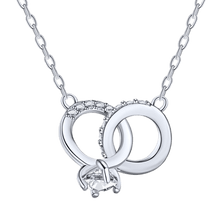Dây chuyền LAMY Pair of Rings Necklace Silver CDE6332SV