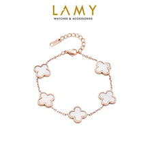 Vòng tay LAMY Five Four Leaf Clovers Bracelet Silver CDE2026RG.BL