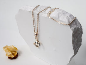 Dây chuyền bạc LAMY Rhinestone Rabbit Silver Women's Necklace CDE6120