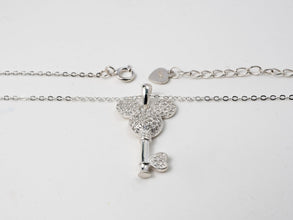 Dây chuyền bạc LAMY Disney Mickey Mouse Silver Women's Keychain Necklace CDE6123SV