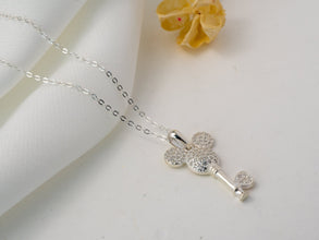 Dây chuyền bạc LAMY Disney Mickey Mouse Silver Women's Keychain Necklace CDE6123SV