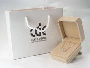 Dây chuyền bạc nữ LAMY Sparkling Luxury Star Flower Shape Necklace Silver CDE6167SV