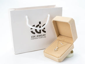 Dây chuyền bạc nữ LAMY Sparkling Stone Encrusted Heart Necklace Silver CDE6168SV