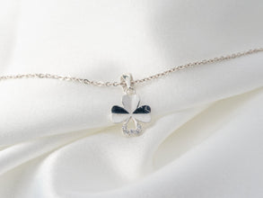 Dây chuyền bạc LAMY Sparkling Four Leaf Clover Necklace Silver CDE6144SV - Four Leaf Clover Silver Necklace