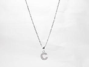 Dây chuyền bạc nữ LAMY Sparkling Alphabet C Necklace in Silver CDE6159SV