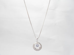 Dây chuyền bạc LAMY Sparkling Gemstone Center Necklace Silver CDE6146SV