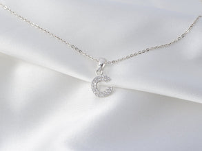 Dây chuyền bạc nữ LAMY Sparkling Alphabet C Necklace in Silver CDE6159SV