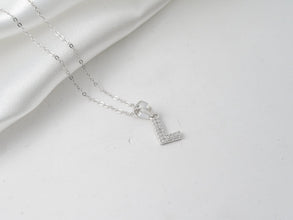 Dây chuyền bạc nữ LAMY Sparkling Alphabet L Necklace in Silver CDE6161SV