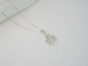 Dây chuyền bạc LAMY Sparkling Shamrock Necklace Silver CDE6148SV