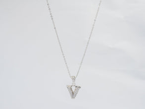 Dây chuyền bạc nữ LAMY - CDE Sparkling Alphabet V CDE6140SV