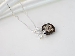 Dây chuyền bạc LAMY Sparkling Cherry Blossom Necklace Silver CDE6143SV - Women's Silver Necklace with 5 Cherry Blossom Petals