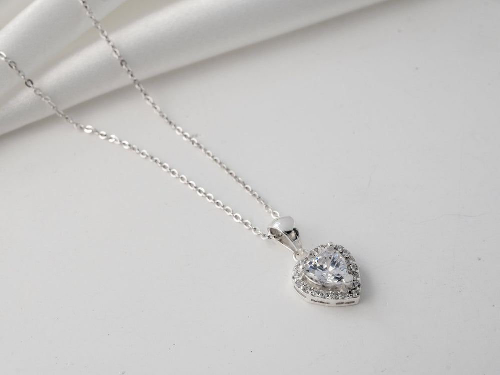 Guardian Heart Necklace Silver - 6145SV