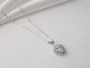 Dây chuyền bạc LAMY Guardian Heart Necklace Silver CDE6145SV - Women's Silver Heart Necklace