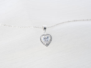 Dây chuyền bạc LAMY Guardian Heart Necklace Silver CDE6145SV - Women's Silver Heart Necklace