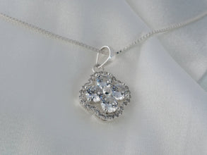 Dây chuyền bạc nữ LAMY Sparkling Four Leaf Lucky Necklace Silver CDE6155SV - Silver Four-Leaf Clover Necklace