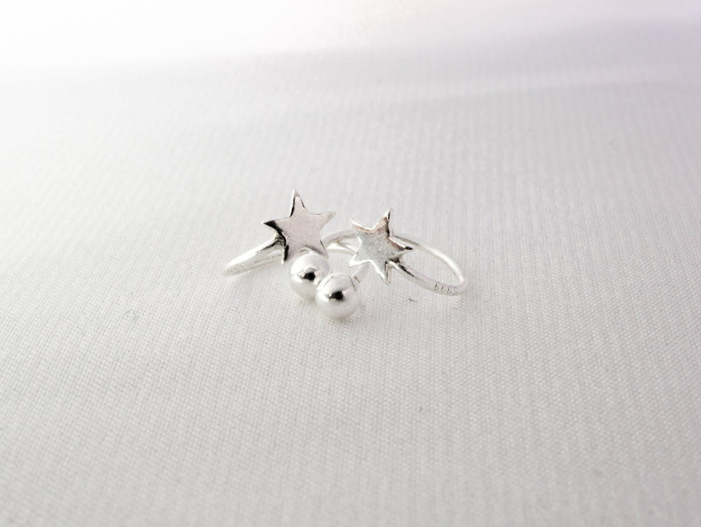 Star Shaped Spiral Stud Earrings