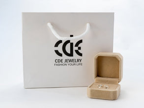 Khuyên tai bạc LAMY Minimalist Heart Earrings Silver CDE3089SV