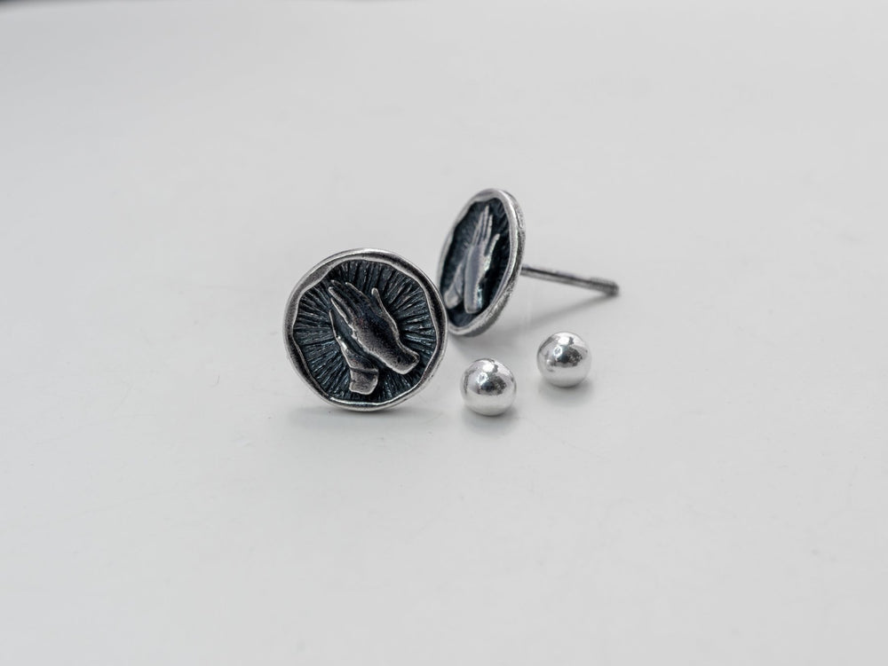 Prayer Devout Hand Prayer Earrings