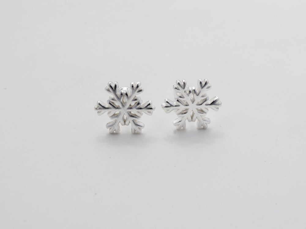 Snowflake Earrings Silver