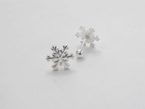 Khuyên tai bạc LAMY Snowflake Earrings Silver CDE3091SV