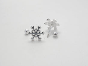 Khuyên tai bạc LAMY Snowflake Earrings Silver CDE3091SV