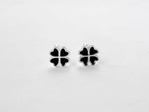 Khuyên tai bạc LAMY Four Leaf Clover Stud Screw Thread Design Earrings Silver CDE3092SV