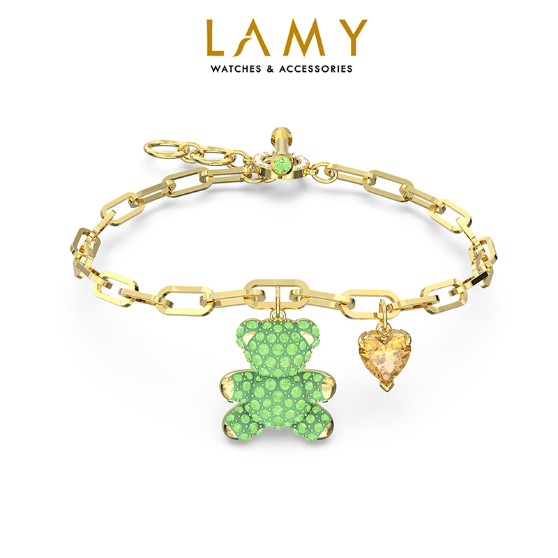 Vòng tay nữ LAMY Teddy Bear White Bracelet CDE2055GR