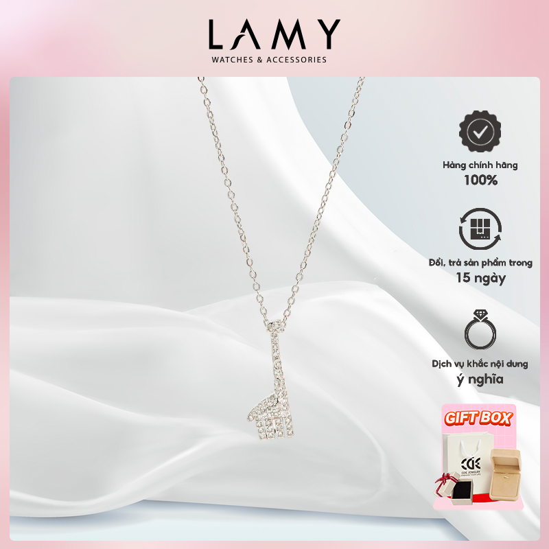 Dây chuyền bạc nữ LAMY Sparkling Giraffe Necklace Silver 6425