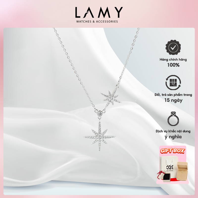 Dây chuyền bạc nữ LAMY Shooting Star Necklace Silver 6424SV