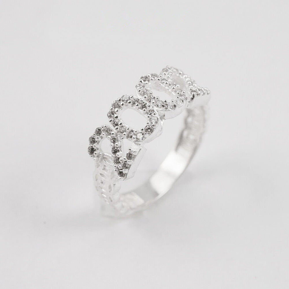 Birthdate Ring - nhẫn năm sinh đính đá