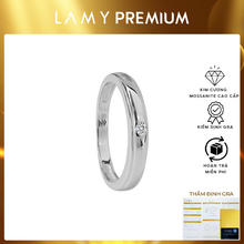 Nhẫn kim cương Moissanite LAMY Solo Charm kiểm định GRA CDEDR041 - Hàng chính hãng đã kiểm định