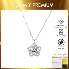 Dây chuyền kim cương Moissanite LAMY Star Petal 5 ly CDEDN052WH - Hàng chính hãng đã kiểm định