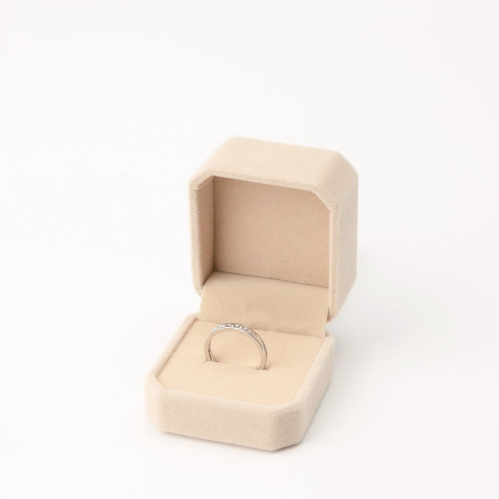 Eternity Anniversary Crystal Ring Silver
