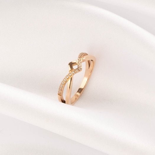 Dia Tiara Ring Rose Gold