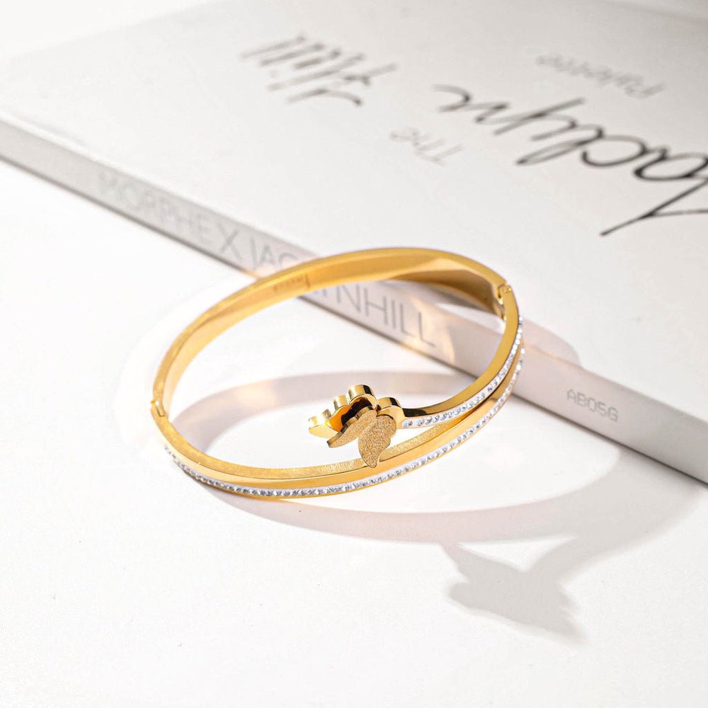 Butterfly Bracelet Classic Cuff Gold