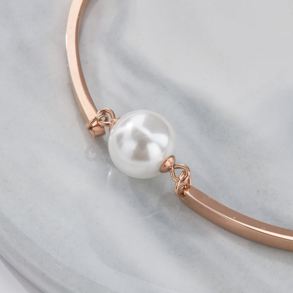 Pearl Bracelet Rose Gold