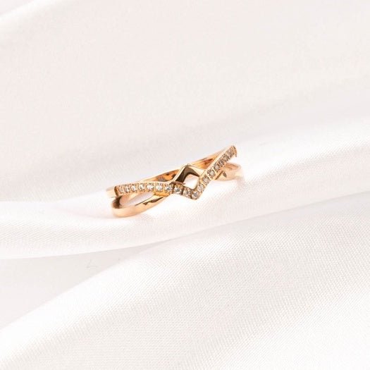 Dia Tiara Ring Rose Gold