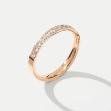 Bộ nhẫn Lyz and Liam Semi-Eternity Ring Couple Ring